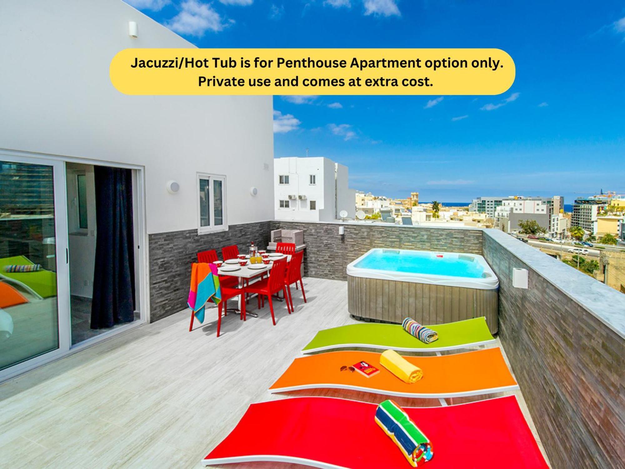 Bayside Apartments San Ġiljan Buitenkant foto